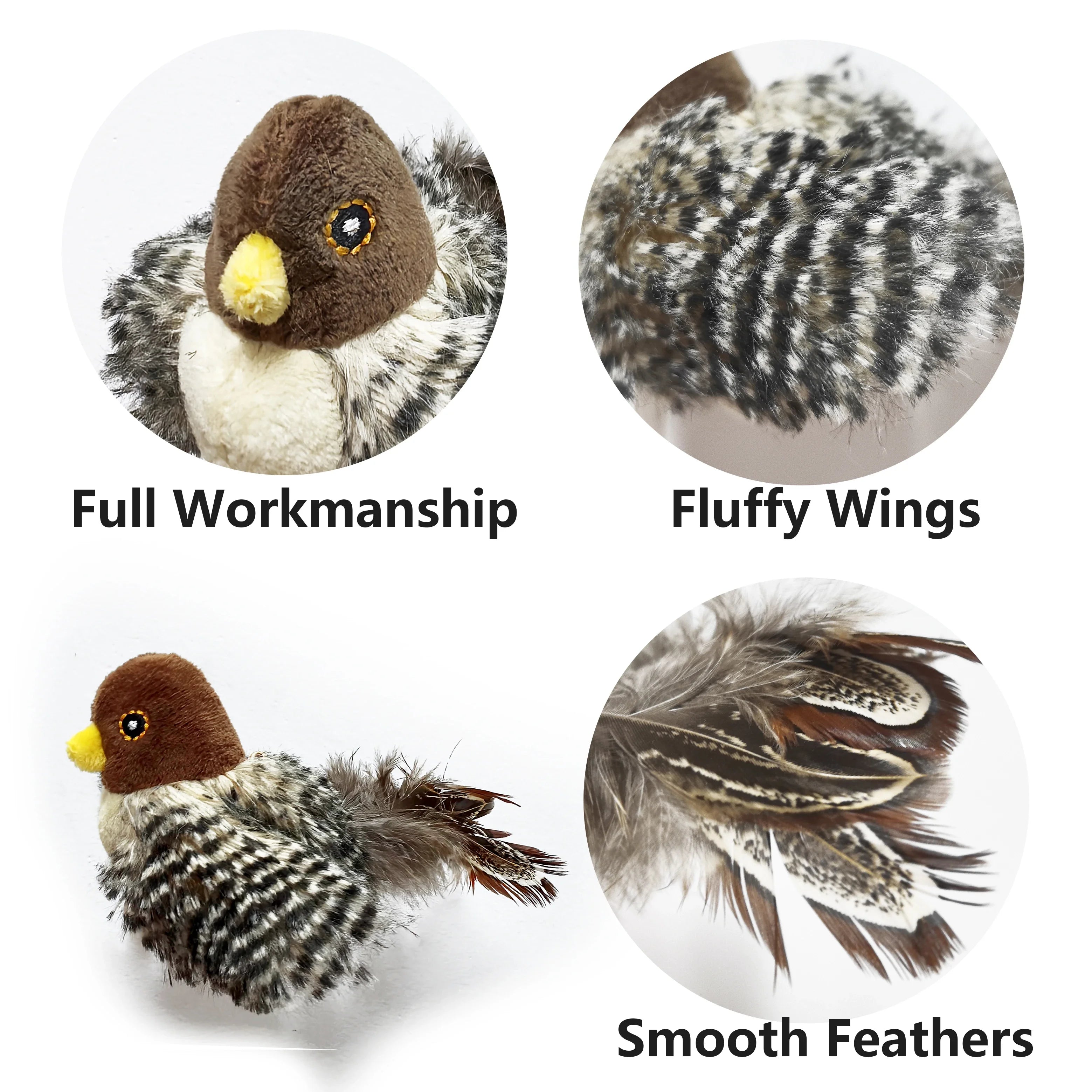 Flappy Sparrow Cat Toy