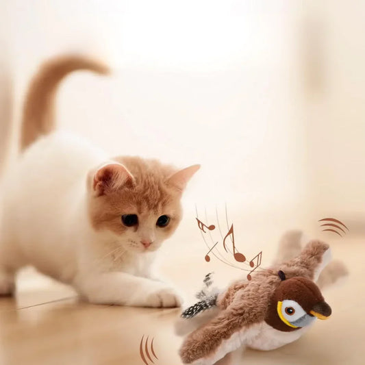 Flappy Sparrow Cat Toy